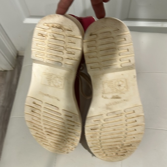 Dr. Marten’s Red Boots with Cream Laces - Picture 6 of 9